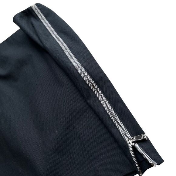 Worth New York Black Skirt with Side Slit Zippers - Picture 3 of 11